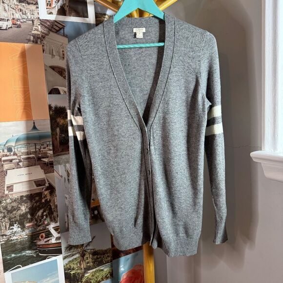 J  crew cardigan v-neck size S - Picture 1 of 6